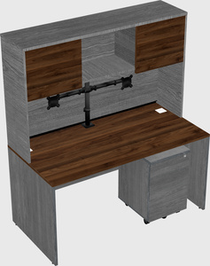 Rectangular desk