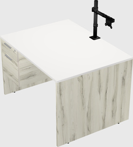 Rectangular desk