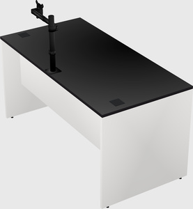 Rectangular desk