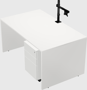 Rectangular desk