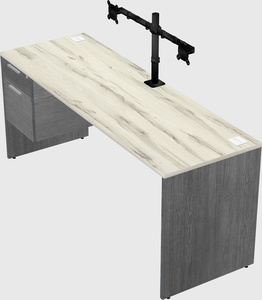 Rectangular desk
