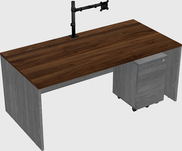 Rectangular desk