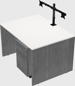 Rectangular desk