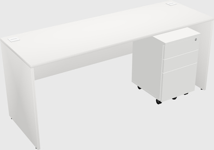 Rectangular desk