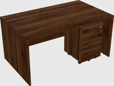 Rectangular desk