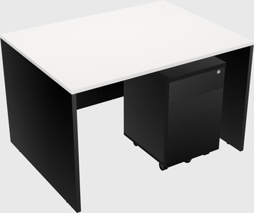 Rectangular desk