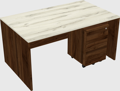Rectangular desk