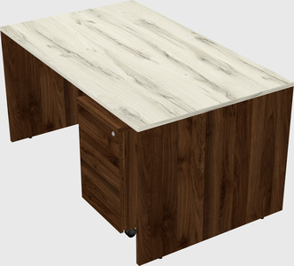 Rectangular desk