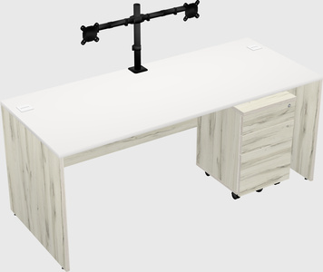Rectangular desk