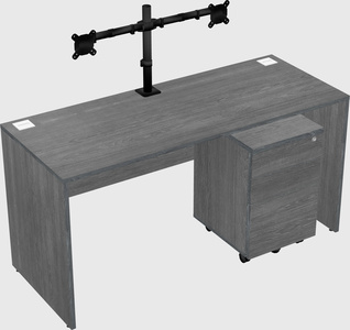 Rectangular desk