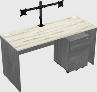 Rectangular desk