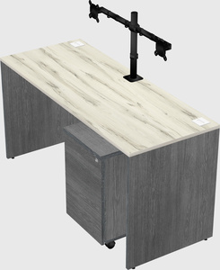 Rectangular desk