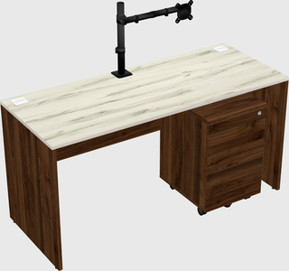 Rectangular desk