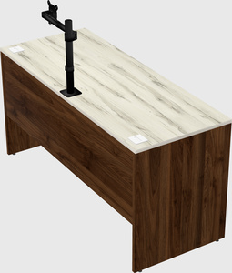 Rectangular desk