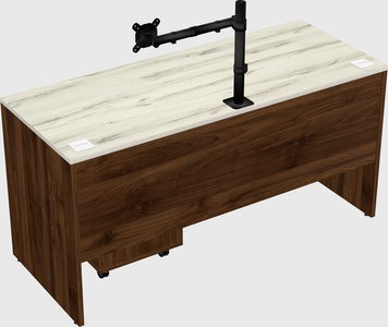 Rectangular desk