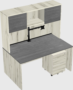 Rectangular desk