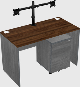 Rectangular desk