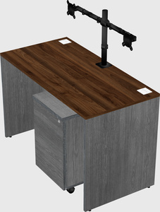 Rectangular desk