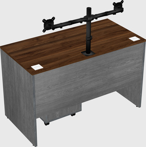 Rectangular desk
