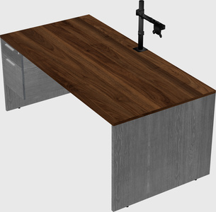 Rectangular desk