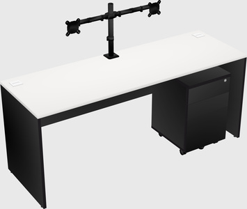 Rectangular desk