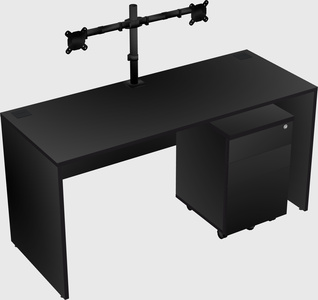 Rectangular desk