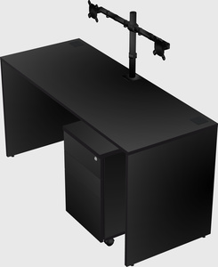 Rectangular desk