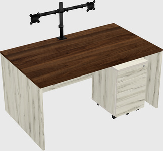 Rectangular desk
