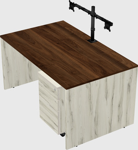 Rectangular desk