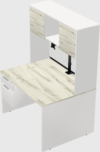 Rectangular desk