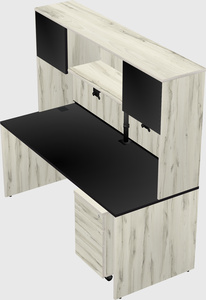 Rectangular desk