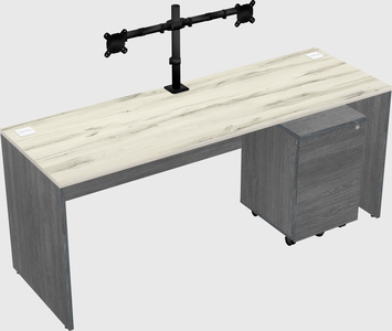 Rectangular desk