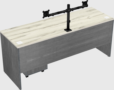 Rectangular desk