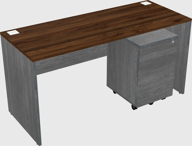 Rectangular desk