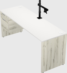 Rectangular desk