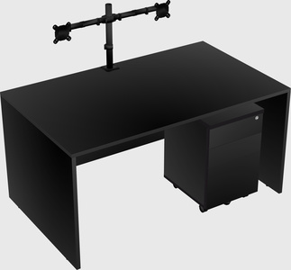 Rectangular desk