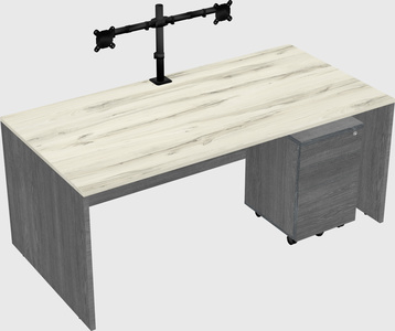 Rectangular desk