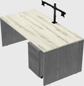 Rectangular desk