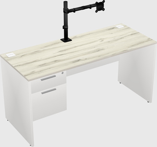 Rectangular desk