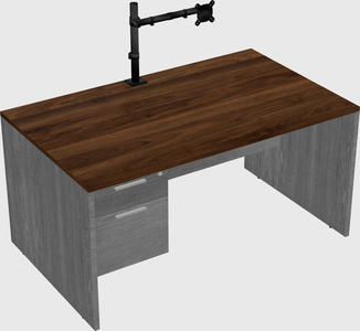 Rectangular desk