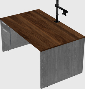Rectangular desk