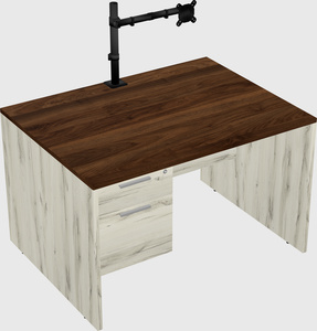 Rectangular desk