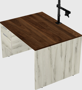 Rectangular desk