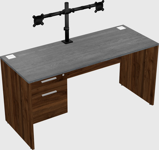 Rectangular desk
