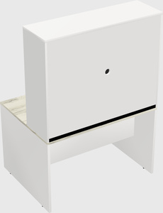 Rectangular desk