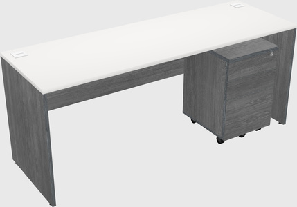 Rectangular desk