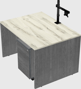 Rectangular desk