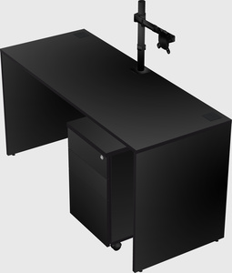 Rectangular desk