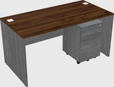 Rectangular desk