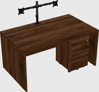 Rectangular desk